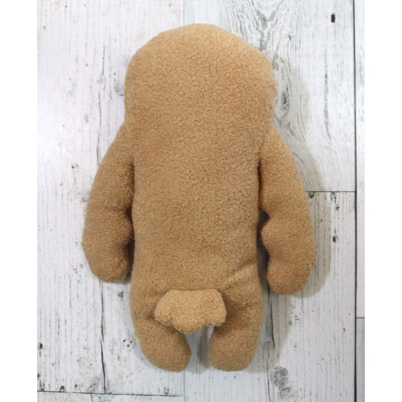 シナダ フモフモさん ふく 薄茶 (M) 10×5×20cm ぬいぐるみ グッズ アニマル 雑貨