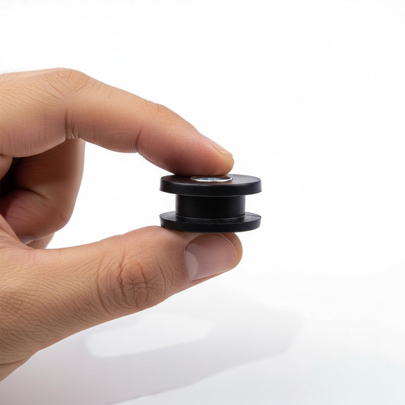 10PCS M8 Rubber Grommets Buffer Washers, Soft Rubber with Steel