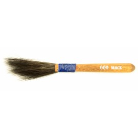 The Original Mack Sword Striping Size 000 Series 10 Blue Squirrel Hair Pinstriping Brush 3/16" Head Width