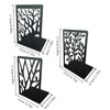 ZACHMEST Bookends, 3 Pair Book Ends for Shelves, Tree Book