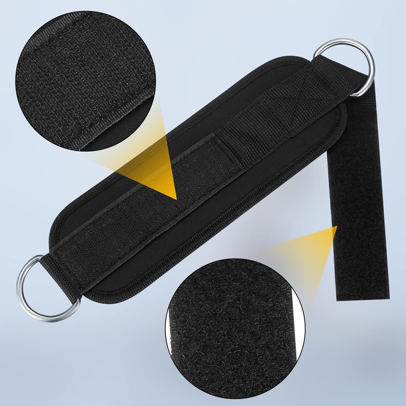 2 Pack Ankle Straps for Cable Machines, Ankle Straps Adjustable