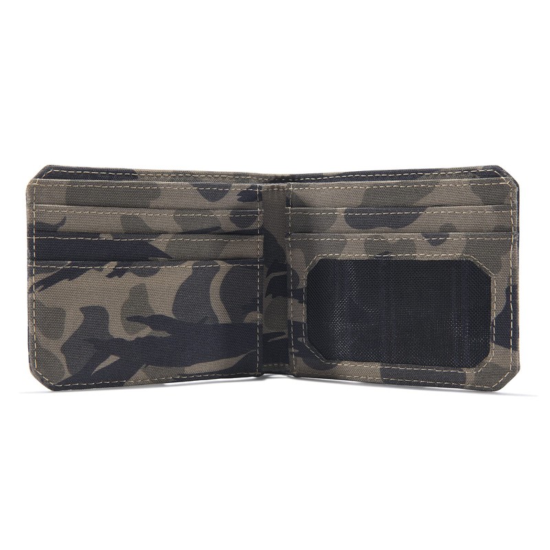 Carhartt Men's Nylon Duck Bifold Wallet, Duck Blind Camo