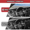 JeCar 4pcs for Mustang Carbon Fiber Interior Dash Vent Cover