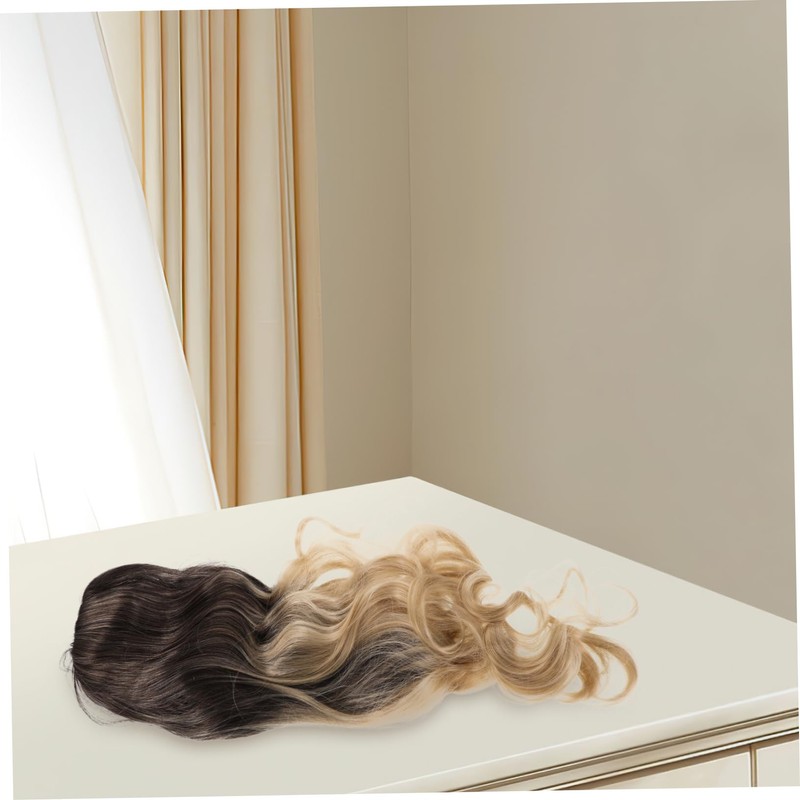 WOONEKY Long Wavy Wig with Bangs for Women High Temperature