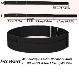 1pc Waist Bag and 1pc Water Bottle with Wrap-Around Fit, Multiple Compartments, and Dedicated Water Bottle Pocket for Man Women (Grey, Medium)