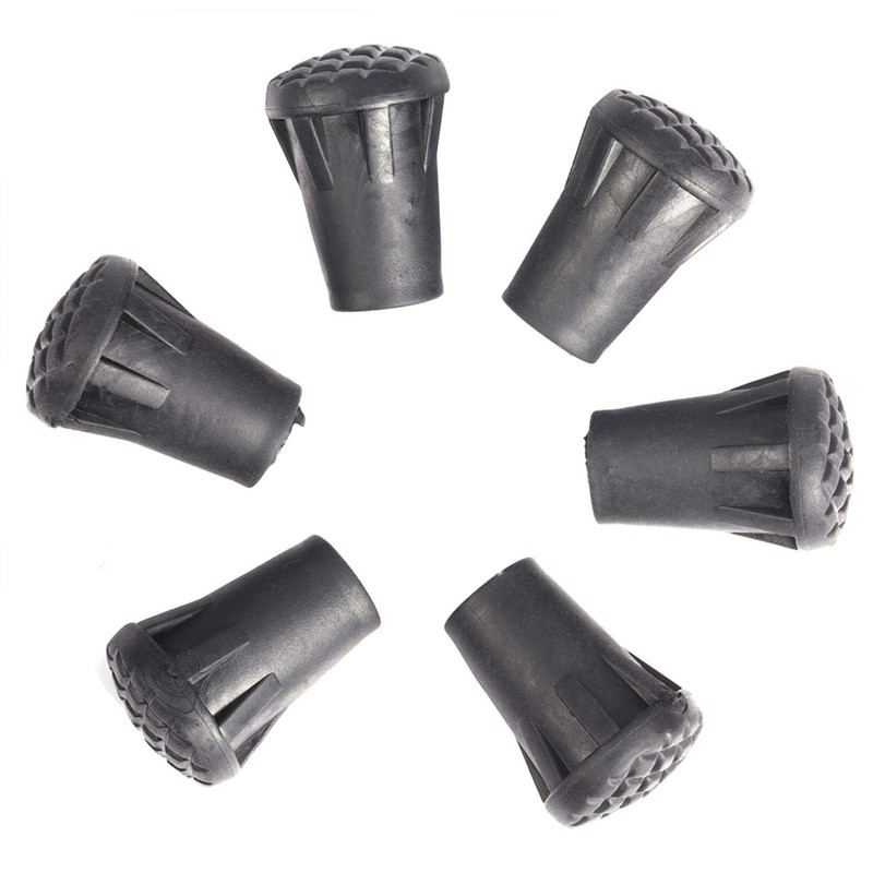 6 Pieces/Set Hiking Pole Cap Non-Slip Hiking Pole Tip End