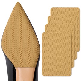 GQTJP Shoe Sole Protector for Womens High-Heels,Black Bottom Shoe Soul Protectors,Shoe Grips on Bottom of Shoes,Non Slip Shoe Pads,Shoe Sole Guard,4 Pcs Anti-Slip Shoe Grips Pads