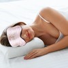 BIUDECO Silk Sleep Blindfold Decorative Weighted Eye Mask Sleep Mask