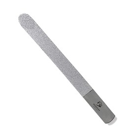 Diamond Deb Foot Skin & Nail File 7" Light Weight Podiatry Chiropody Stainless Steel - Hand & Toenail File - Double Sided Diamond DEST Coded - Come with Pouch 7 inch (18cm)