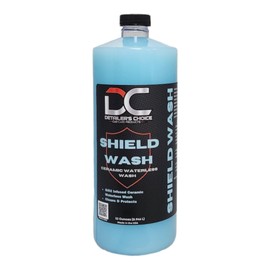 Shield Wash - Ceramic Waterless Wash - Adds Hydrophobic Protection - Enhances Ceramic Coatings, Waxes or Sealants, High Shine (32 oz)