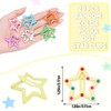 Y2K Star Hair Clips,20 Pcs Polka Dot Snap Barrettes (Multicolor)