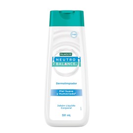 Palmolive Jabón Líquido Corporal Neutro Balance Dermolimpiador 591 ml. Con PH Balanceado e Ingredientes que Ayudan a Mantener el Balance Natural de tu Piel
