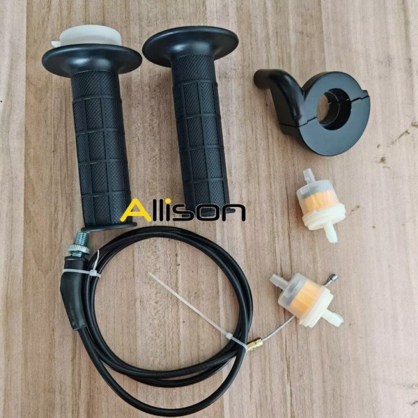 Unbranded 7/8" HANDLE GRIPS Throttle Cable Tube Sleeve For Honda