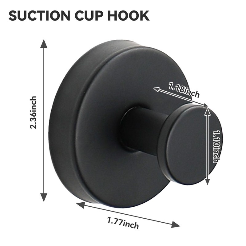 BAIIKO Suction Cup Wreath Hangers for Front Door Glass, Heavy