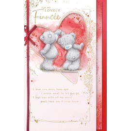 Me To You Bear Lovely Fiancée Valentine's Day Card