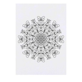 Groß 'Lineart-Mandala' Temporäre Tätowierungen (TO00073053)