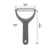 Zyliss Wide Peeler, Extra Sharp for Large Fruit and Vegetabes