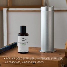 Diffuser Oils - Holiday Essential Oil Blend - Luxury Hotel Inspired Home Aromatherapy Diffuser Oil - Green leaves, Ylang-ylang, Ambergris - for Diffuser, Humidifier, Ultrasonic, Reed - 150ML