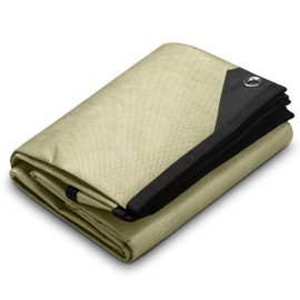 Arcturus XL Survival Tarp - Insulated Reflective Thermal Camping Tarp - 8.5' x 12' (Desert Tan)