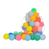 Lestiour Ping Pong Balls 50/100 Pack Colored Bulk 2.4g, 40mm