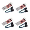 hiBCTR 4 Packs USB 2.0 to TTL Module Serial Converter