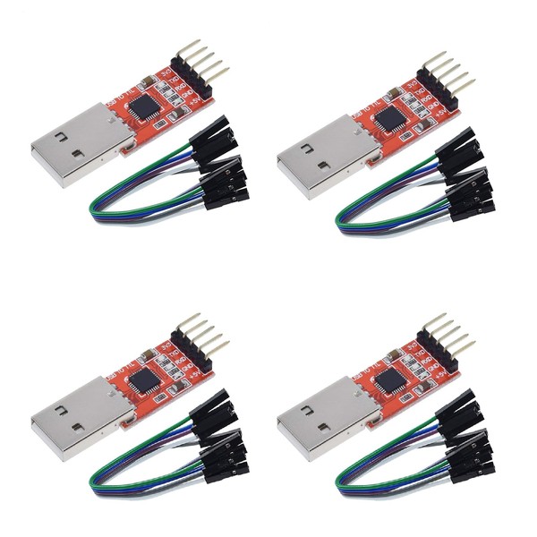 hiBCTR 4 Packs USB 2.0 to TTL Module Serial Converter