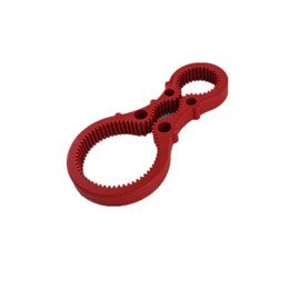 US 1-2 Pack Opener Bottle Weak Hands Arthritis Rubber Jar Gripper Pad Corkscrew (1, Red)