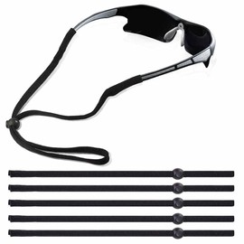 TRHDFW 5PCS Sports Eyeglass Strap Sunglasses Lanyard Adjustable Non-Slip Eyewear Retainer Cord for Running Camping Reading Outdoor