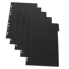 jojofuny A4 Notebook Divider Tabs 5 Sheets Detachable Index Dividers for Loose Leaf Notebooks for Organizing Study Notes and Office Documents