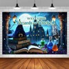 Wizard Party Backdrop Witches Halloween Photography Background 7x5ft
