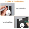 MOROBOR 8 Pack Finger Edge Pull, Self-Stick Instant Cabinet Drawer