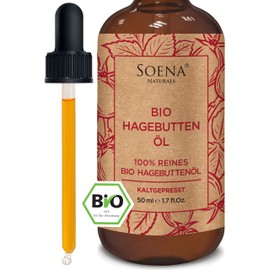 100% Organic Rose Hip Oil Cold Pressed & Pure Natural Rose Oil Rosehip Oil For Face Hair Skin Wild Rose Oil Vegan Made in Germany