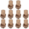 10PCS High-Strength Copper Split Bolt Connectors,TJ-16(6AWG-8AWG) Grounding Clamps for Secure