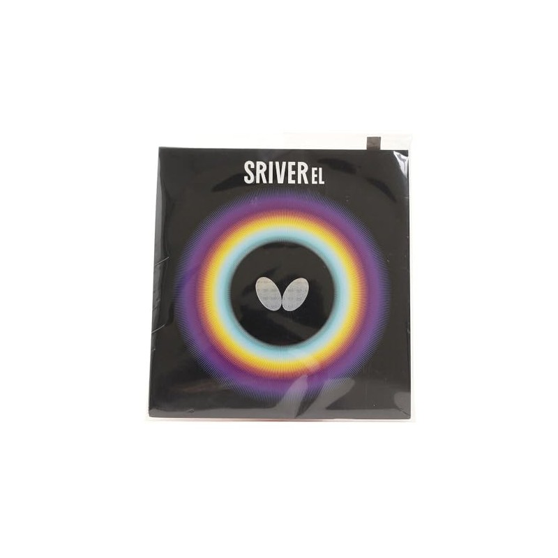 バタフライ(Butterfly) 卓球 ラバー スレイバー・EL 高弾性スポンジ ブラック(278) 中 05380