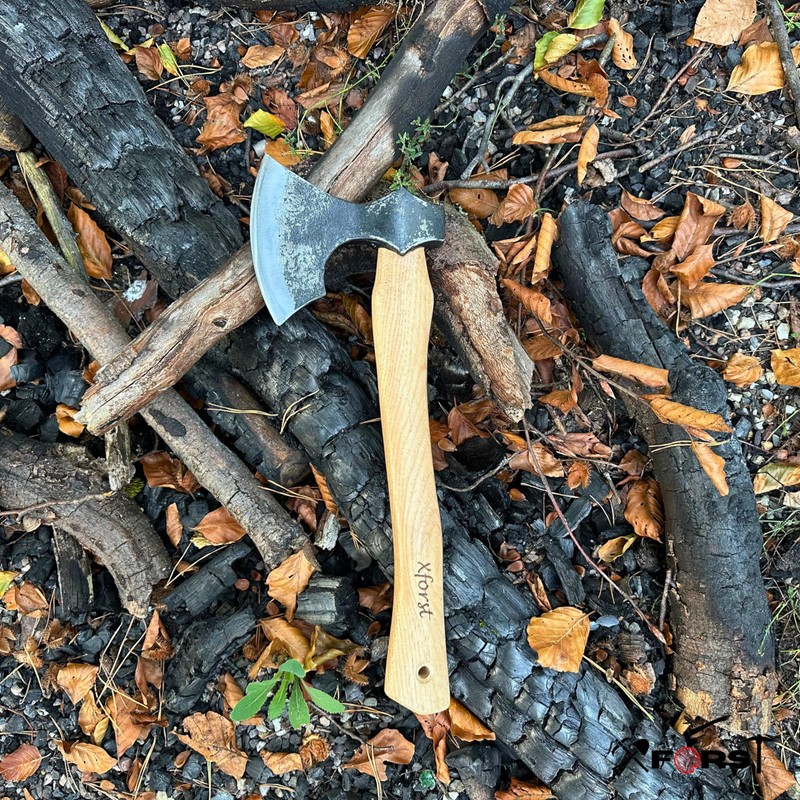 Xforst X-WIC Viking Axe Hatchet Made of Hickory Handle Including