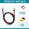 MECCANIXITY XT60 to O Ring Terminal Cable, 12AWG 5 ft