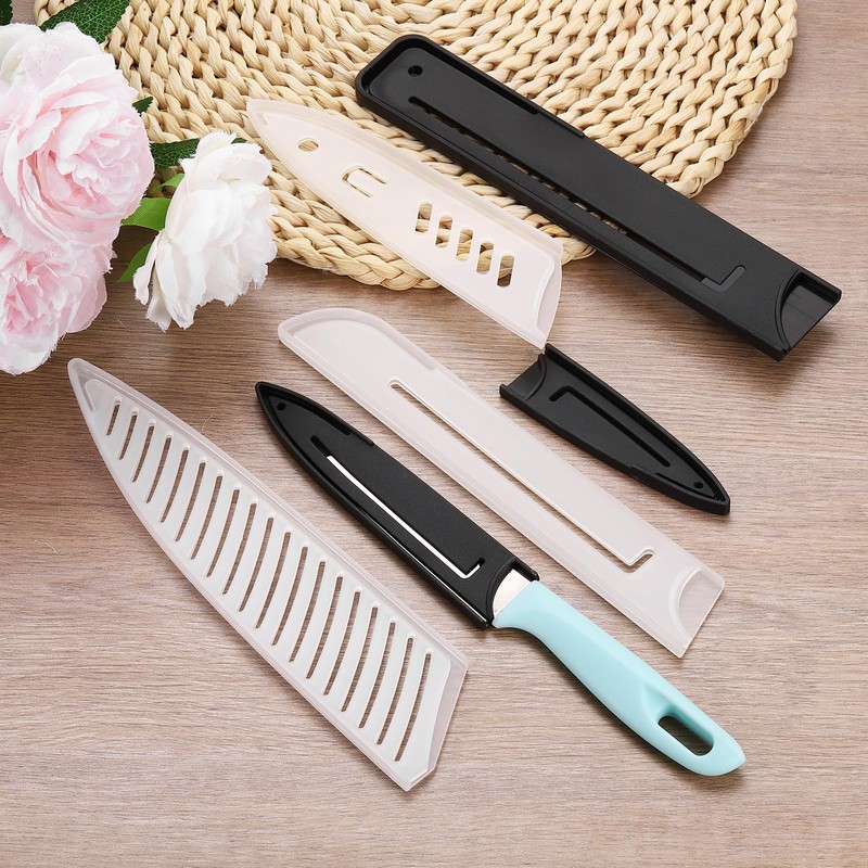 uxcell 2 Pack PP Safety Knife Cover Sleeves, Blade Edge