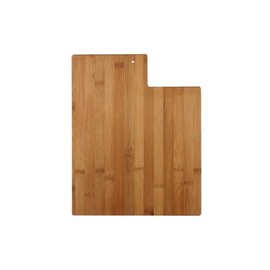 Utah State Shaped Bamboo Wood Cutting Board For New Family Home Housewarming Wedding Moving Gift