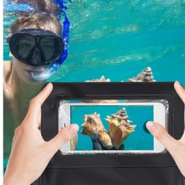 Waterproof Multi-Purpose Pack Hip Sack for Water Activities Waterproof Clutch - Black