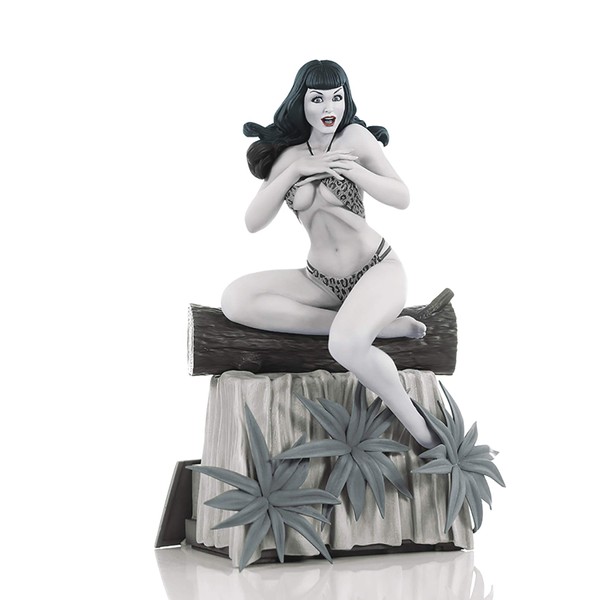 Dynamite Bettie Page by Terry Dodson Black & White Edition Resin Statue