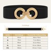 JasGood Women's Wide Elastic Waist Belt Stretchy Belt for Dresses