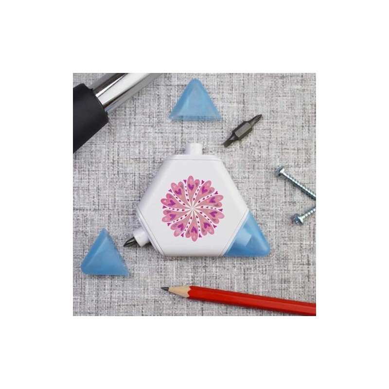 'Pink Heart Mandala' Compact DIY Multi Tool (TI00037004)