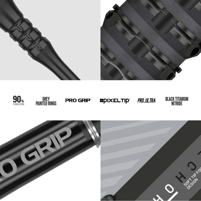 Target Darts Echo Darts, 90% Tungsten Soft Darts Set