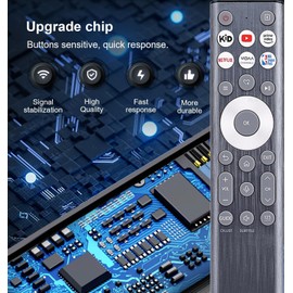 Replacement for Hisense TV Remote ERF6A80 ERF6F80H for Hisense Class A7 U8 Series 4K Smart TV 55U7N 65U7N 75U7N 65U8N 75U8N 85U8N Without Backlit/Voice