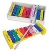 Bontempi RainbowChimes: Xylophone with 8 Coloured Metallic Notes for Sparkling