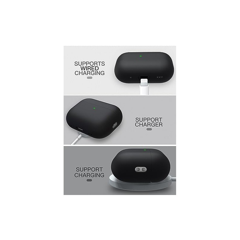 Funda de silicona líquida para AirPods Pro 2 (20232022), funda
