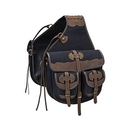 Tough-1 Canvas Trail Bag with Leather Accents