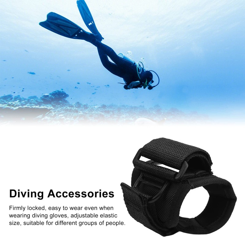Diving Flashlight Glove Holder Universal Adjustable Soft Underwater LED Torch