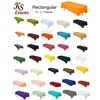 KS Linens Polyester Rectangular Tablecloth 54"x90" Ideal for Rectangular Table
