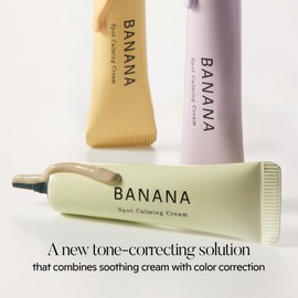 shaishaishai BANANA Spot Calming Cream, Color Corrector Calming Cream, Neutralizes Redness and Blemishes & Provides Soothing Care with TECA and Centella Asiatica, Green, 0.51 oz